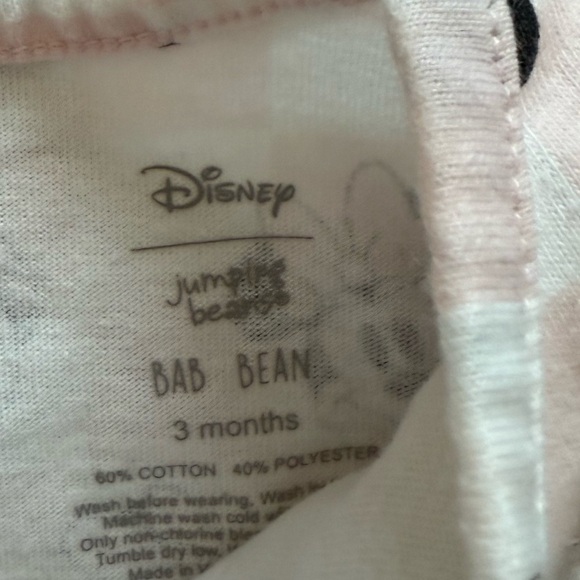 Jumping Beans|Disney Minnie Mouse Pastel Pink Bodysuit with ruffles•••3 months - Picture 4 of 4